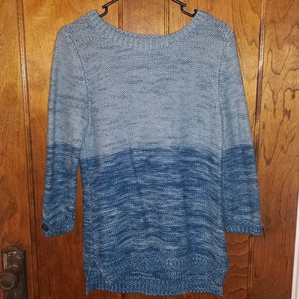 NY Collection Blue Sweater